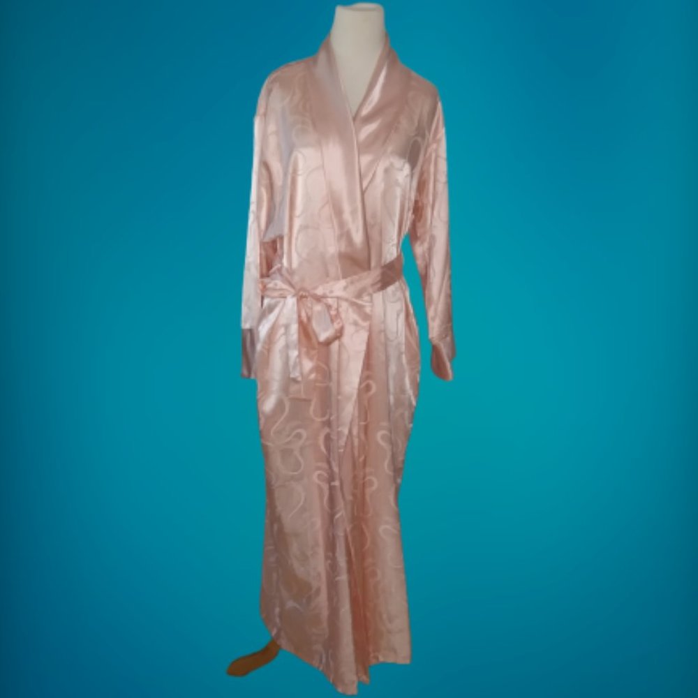 Oscar de la renta pink label long  bathrobe size XL